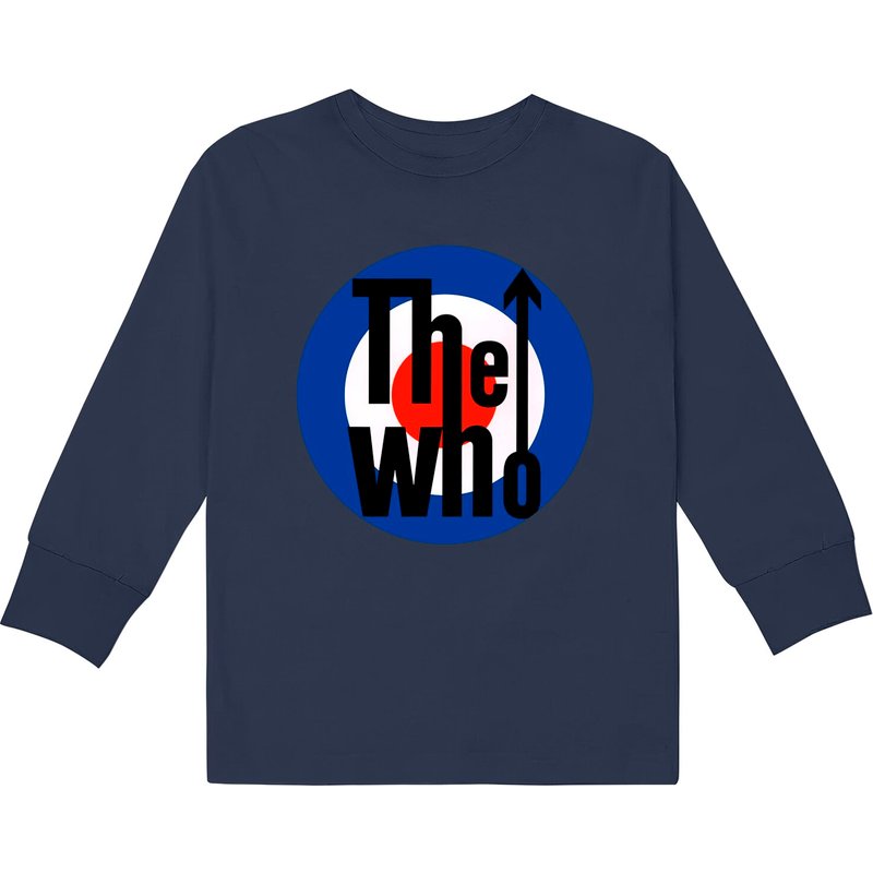 T-shirts à manches longues pour enfants Who Band en bleu marine — T-shirts pour hommes