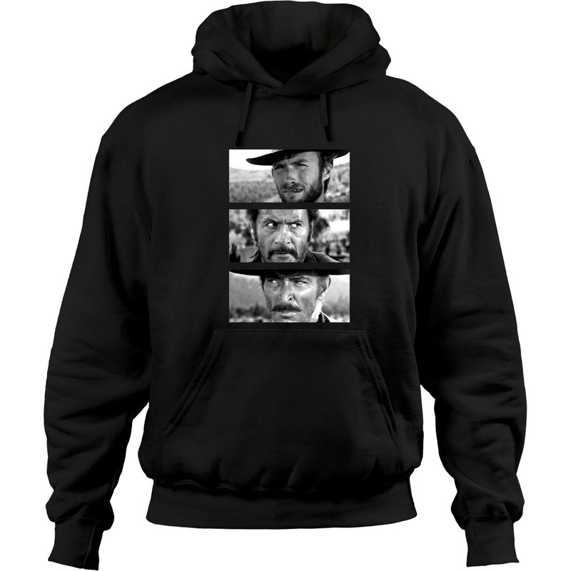 Hoodie Spaghetti Western de Clint Eastwood pour Unisexe — Sweats à capuche pour hommes