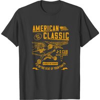 T-shirt Piper Cub Avion An American Classic pour hommes — T-shirts pour hommes