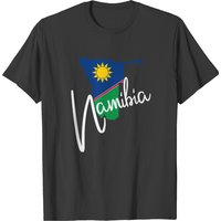 T-shirt National Colours - Namibie - Afrique - Windhuk pour hommes — T-shirts pour hommes