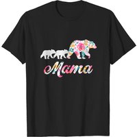 Floral Mama Bear T-Shirt for Men