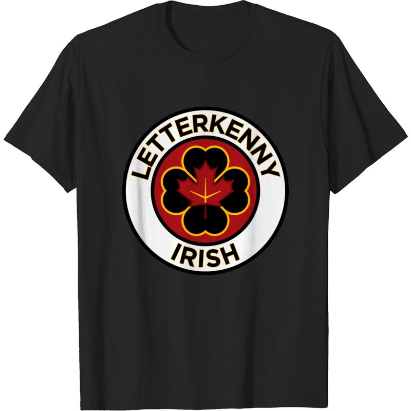 T-shirt Letterkenny Irish pour hommes - Noir — T-shirts pour hommes