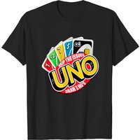 T-shirt UNO Draw 2 pour hommes en noir — T-shirts pour hommes