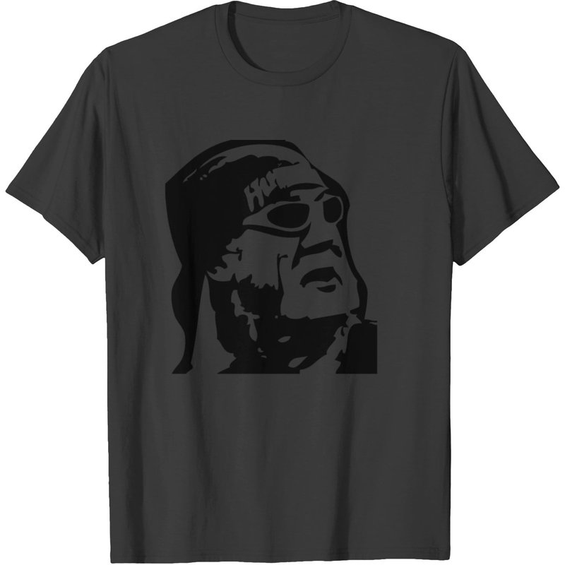 T-shirt Noir et Blanc Hulk Hogan pour Hommes