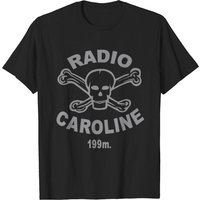 T-shirt pour hommes Radio Caroline en noir