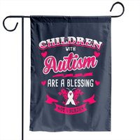 Children With Autism Garden Flag for Outdoor Use
