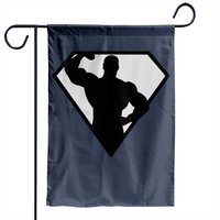 Drapeau de jardin Super Muscle Man Body Builder — Drapeaux décoratifs