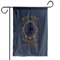 Zig Zag Papers Garden Flag for Navy - Double-Sided Print