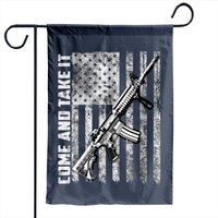 Cool Come And Take It 2nd Amendment Garden Flag — Decorative Flags