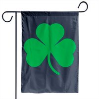 Shamrock Garden Flag - Double-Sided Print — Decorative Flags