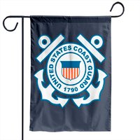 Coast Guard Symbol Garden Flag - Double-Sided Print — Decorative Flags