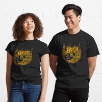 T-shirt en forme de Firey avec nuage de mots BFDI pour hommes