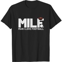 T-shirt MILF Man J'adore le Football Universitaire pour Hommes — T-shirts pour hommes