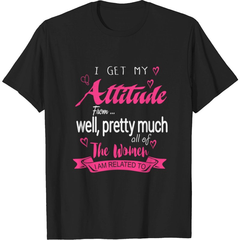 Je Tire Mon Attitude De... Eh Bien Pratiquement Tout T-Shirt — T-shirts pour hommes