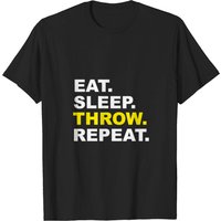 Eat. Sleep. Throw. Repeat. T-shirt d'entraînement pour hommes