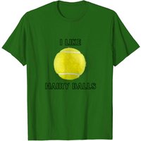T-shirt de tennis I Like Hairy Balls pour hommes — T-shirts pour hommes