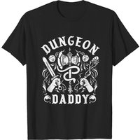 T-shirt Dungeon Daddy pour hommes en noir