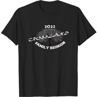 Family Reunion T-shirt for Men in Black — Mens T Shirts