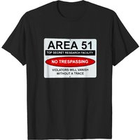 Area 51 No Trespassing Men's T-Shirt — Mens T Shirts