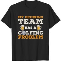 T-shirt Golf Golf Club pour hommes en noir — T-shirts pour hommes