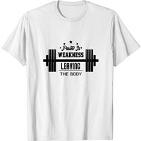 T-shirt Pain Is Weakness Leaving The Body pour hommes