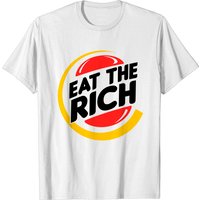 Eat The Burger - Eat The Rich Men's T-Shirt — Mens T Shirts