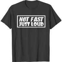 T-shirt essentiel Just Loud Not Fast pour hommes - Noir — T-shirts pour hommes