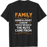 Family Tree Ancestry Genealogist T-shirt for Men — Mens T Shirts