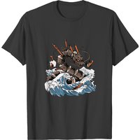 T-shirt Sushi Dragon Nourriture de Poisson Japonais pour Hommes — T-shirts pour hommes