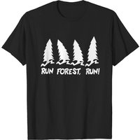 T-shirt Run Forest Run pour hommes en noir — T-shirts pour hommes
