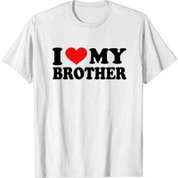 T-shirt I Love My Brother pour hommes — T-shirts pour hommes