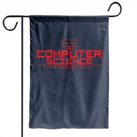 Computer Science Red Garden Flag for Garden Decor
