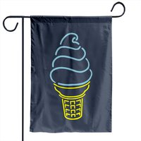 Ice Cream Cone Garden Flag - Double-Sided Print — Decorative Flags