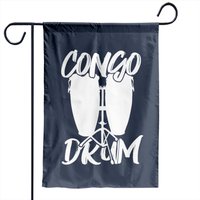 Drapeau de jardin Congo Drum pour usage extérieur — Drapeaux décoratifs