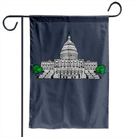 Drapeau de jardin du bâtiment du Capitole des États-Unis