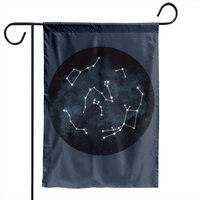 Drapeau de jardin constellation aquarelle pour usage extérieur