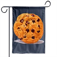 Drapeau de Jardin Cookie - Impression Recto-Verso pour Usage Extérieur — Drapeaux décoratifs