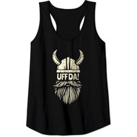 Uff Da Citation Norvégienne Casque Viking Barbe Débardeur