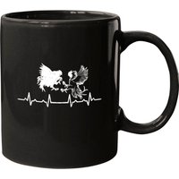 Cockfighting Game Heartbeats Mugs - Customizable Ceramic Mug — Mugs & Tumblers