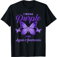 T-shirt pour hommes I Wear Purple For Lupus Awareness — T-shirts pour hommes
