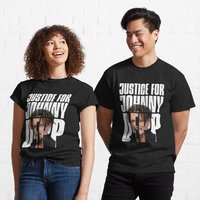 T-shirt classique Justice For Johnny Depp pour hommes