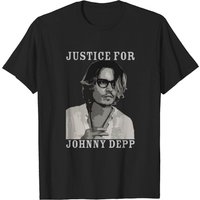 T-shirt classique Justice For Johnny Depp pour hommes