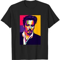 T-shirt classique WPAP de Johnny Depp pour hommes — T-shirts pour hommes