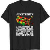 T-shirt Juneteenth Histoire de la Liberté Afro-Américaine pour Hommes