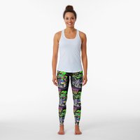Leggings Officiels Rat Fink Trixie Noir Hell Hath No Fury — Legging femme