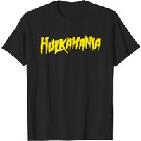 T-shirt Noir Hulkamania pour Hommes