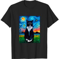 T-shirt pour hommes Tuxedo Cat Night