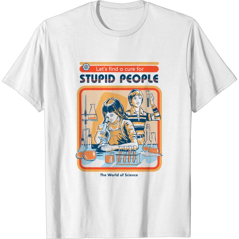 A Cure For Stupid People T-shirt pour hommes — T-shirts pour hommes