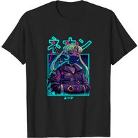 T-shirt Sailor pour hommes Neon Moon en noir
