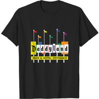 T-shirt Daddyland Gay pour hommes en noir — T-shirts pour hommes